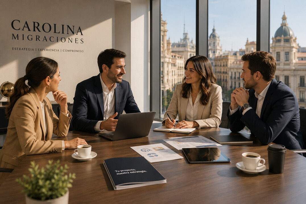 Reunión de negocios en España