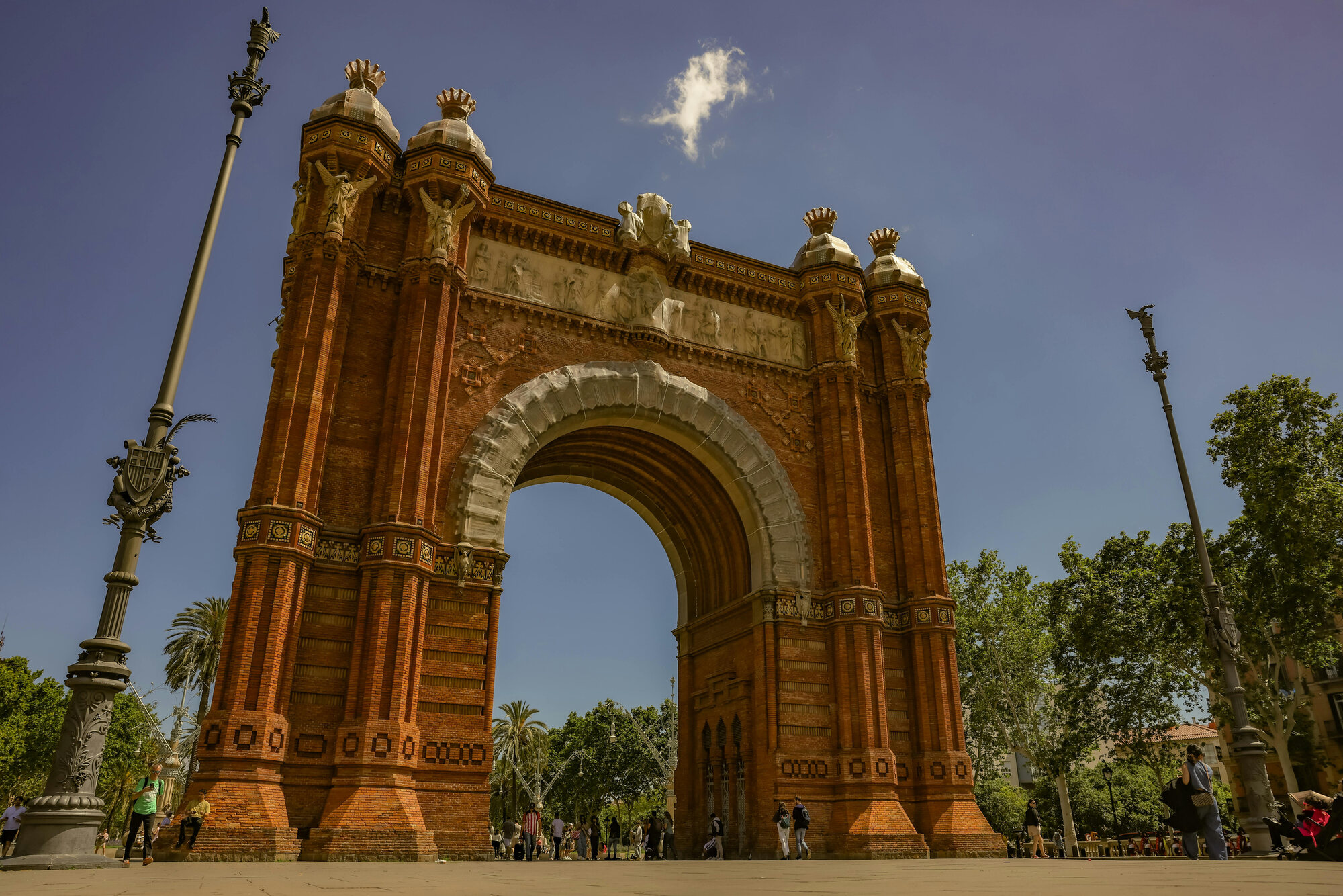 Arco del Triunfo de Barcelona, España
